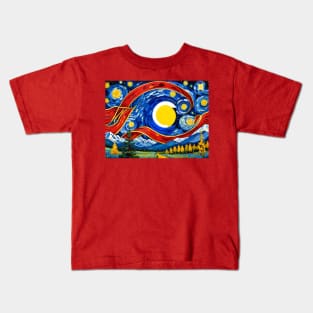 Colorado State Flag Kids T-Shirt